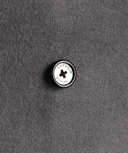 MONSIEUR NICOLE(ムッシュニコル)の「ブラッシュメルトン ジャージージャケット(テーラードジャケット・メンズ・ブラック/グレー・MEDIUM/LARGE/X-LARGE)」の20枚目の写真