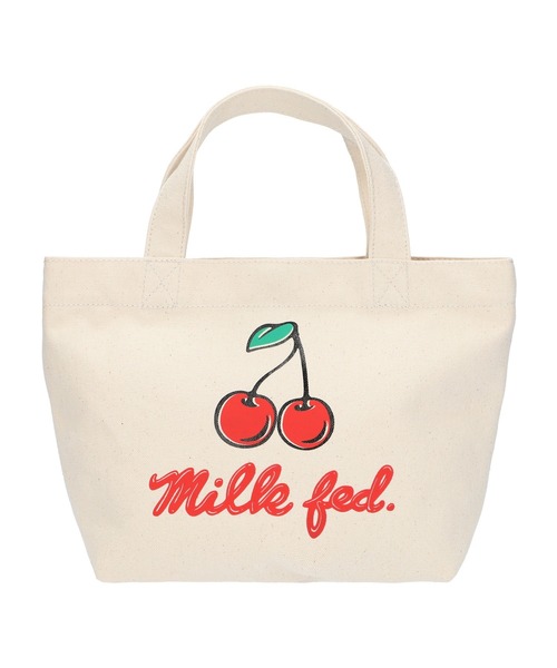MILKFED.（ミルクフェド）の「CHERRY MINI TOTE（トートバッグ・レディース・オフホワイト/ブラック・ONE SIZE）」の19枚目の写真