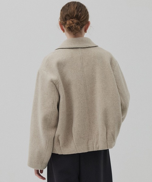 ウールジップショートコート（ブルゾン）｜PUBLIC TOKYO（パブリック