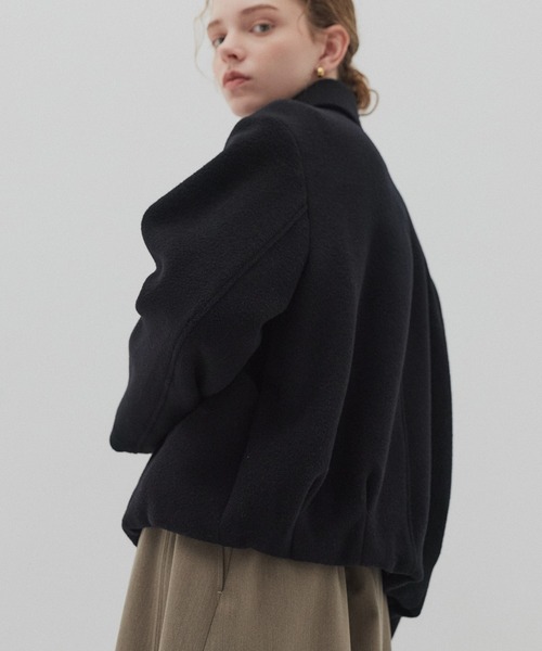 ウールジップショートコート（ブルゾン）｜PUBLIC TOKYO（パブリック