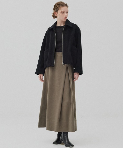 PUBLIC TOKYO　ウールジップショートコート02 PUBLIC TOKYO（パブリックトウキョウ）の「ウールジップショートコート