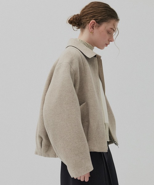 専用出品ショートコート ウールジップショートコート（ブルゾン）｜PUBLIC TOKYO（パブリック