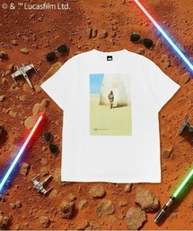 『スター・ウォーズ/STARWARS』"""The Phantom Menace"" T-Shirt" 半袖プリントT-シャツ ビックシルエット ピグメント加工 ヴィンテージライク