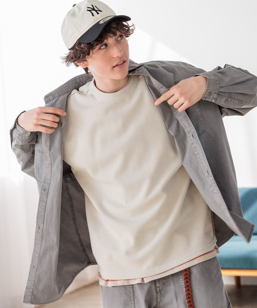 セール】オーバーダイワークシャツ（シャツ/ブラウス）｜niko and