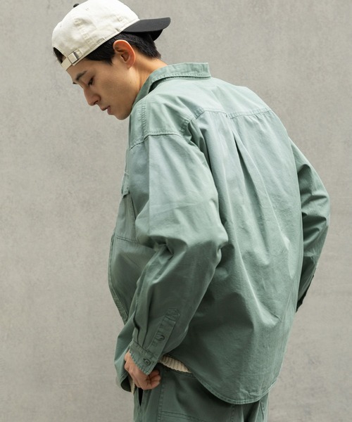 セール】オーバーダイワークシャツ（シャツ/ブラウス）｜niko and