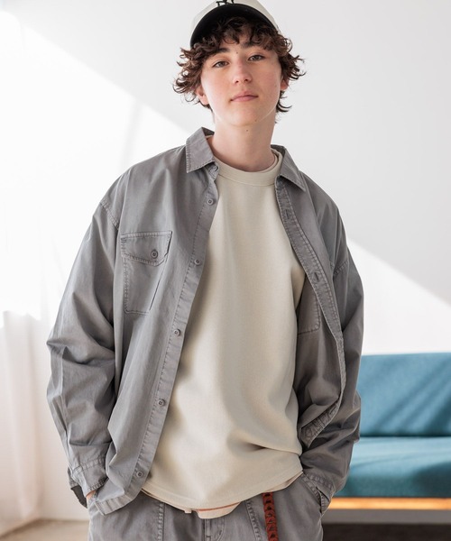 セール】オーバーダイワークシャツ（シャツ/ブラウス）｜niko and
