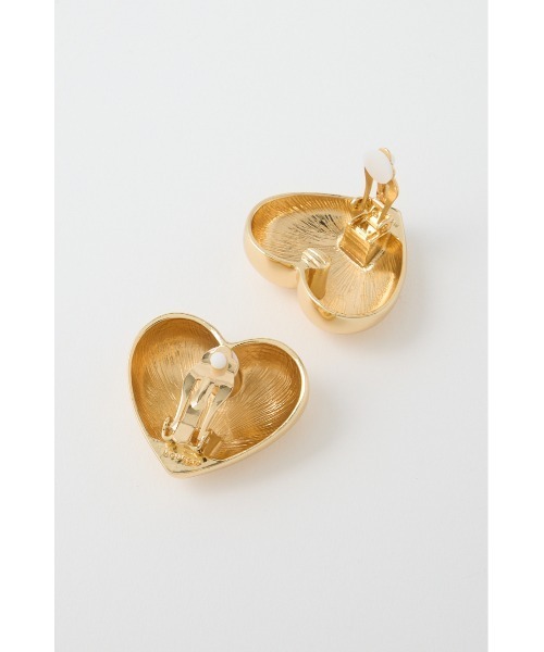 MOUSSY（マウジー）の「BIG HEART イヤリング（イヤリング・レディース・シルバー/ゴールド・FREE）」の7枚目の写真