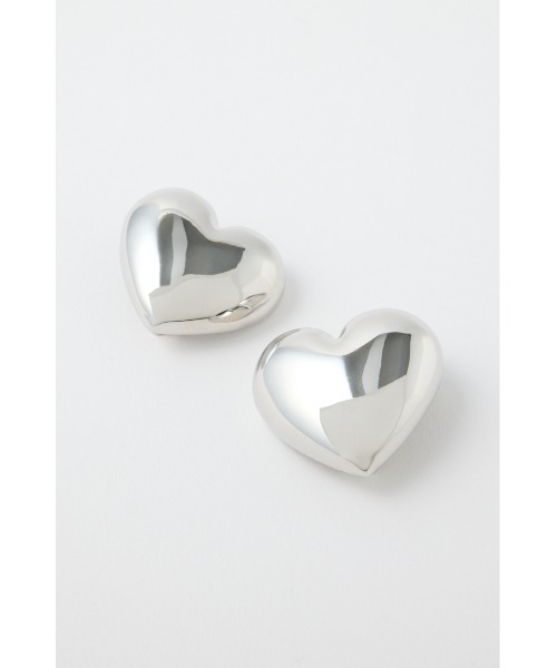 MOUSSY（マウジー）の「BIG HEART イヤリング（イヤリング・レディース・シルバー/ゴールド・FREE）」の9枚目の写真