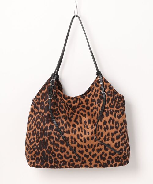 FINEnough(ファインナフ)の「ストラップベルトデザインヒョウ柄ショルダーバッグ(ショルダーバッグ・レディース・ブラウン/ベージュ・FREE)」の15枚目の写真