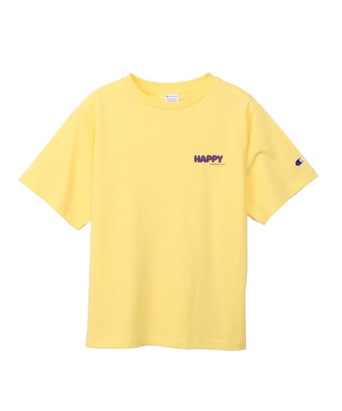 Champion(チャンピオン)の「【Champion/チャンピオン】レディース ショートスリーブTシャツ(Tシャツ/カットソー・レディース・ブルー系その他2/ペールイエロー/ブルー系その他3/ホワイト/ネイビー・MEDIUM/LARGE)」の5枚目の写真