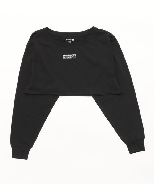 Hurley （ハーレー）の「Hurley/ハーレー ロンTラッシュガード/水陸両用/ショート丈 WALS251041（Tシャツ/カットソー・レディース・ホワイト/ブラック・M/S）」の12枚目の写真