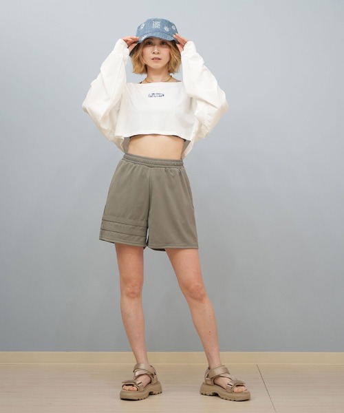 Hurley （ハーレー）の「Hurley/ハーレー ロンTラッシュガード/水陸両用/ショート丈 WALS251041（Tシャツ/カットソー・レディース・ホワイト/ブラック・M/S）」の5枚目の写真