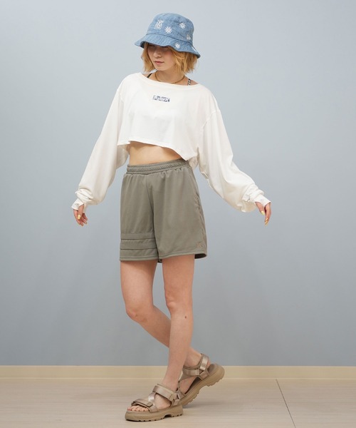 Hurley （ハーレー）の「Hurley/ハーレー ロンTラッシュガード/水陸両用/ショート丈 WALS251041（Tシャツ/カットソー・レディース・ホワイト/ブラック・M/S）」の6枚目の写真