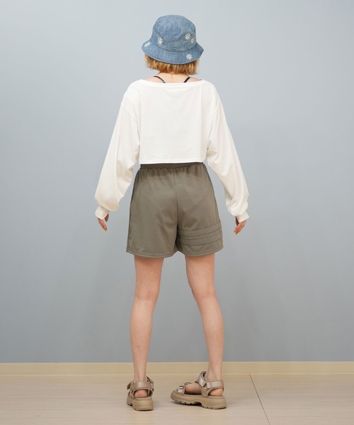 Hurley （ハーレー）の「Hurley/ハーレー ロンTラッシュガード/水陸両用/ショート丈 WALS251041（Tシャツ/カットソー・レディース・ホワイト/ブラック・M/S）」の7枚目の写真
