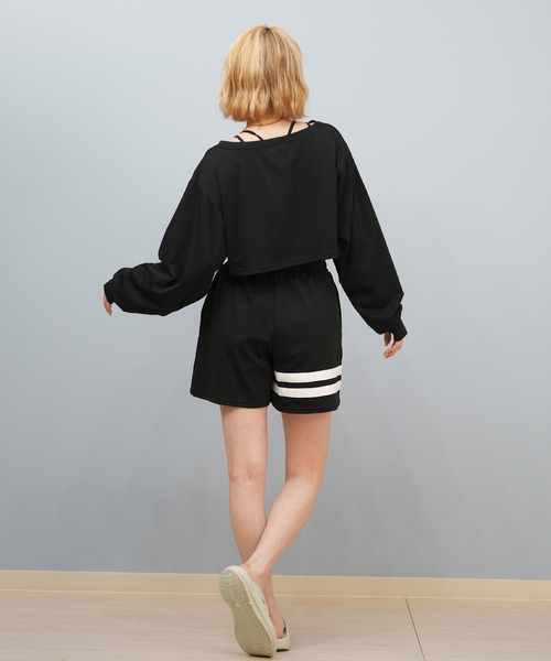 Hurley （ハーレー）の「Hurley/ハーレー ロンTラッシュガード/水陸両用/ショート丈 WALS251041（Tシャツ/カットソー・レディース・ホワイト/ブラック・M/S）」の10枚目の写真