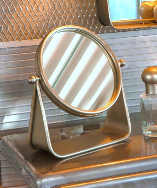 DULTON(ダルトン)の「METAL TABLETOP MIRROR/卓上ミラー(ミラー・メンズ・その他・FREE)」の1枚目の写真