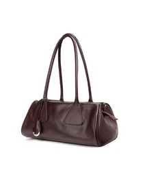 【NiiNa】【高品質牛革】ロングハンドルデザインボストンバッグ