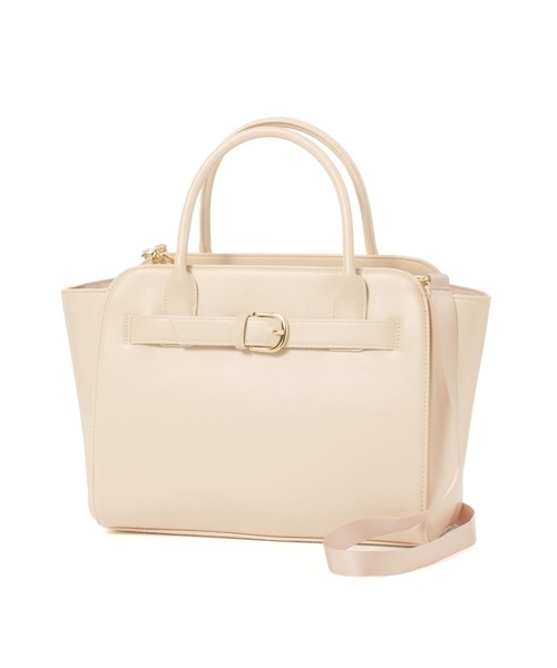 GLOBAL WORK(グローバルワーク)の「スペ軽2WAYショルダーバッグ/253624(ショルダーバッグ・レディース・アイボリー/ブラック/ベージュ・ONE SIZE)」の2枚目の写真