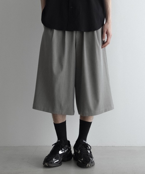 remer(リメール)の「loose basic buggy gaucho PT / ルーズベーシックバギーガウチョパンツ(その他パンツ・メンズ・チャコールグレー/グレー/ブラック・SMALL/X-SMALL/LARGE/MEDIUM)」の21枚目の写真