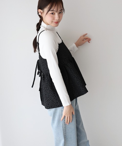 the shishikui cotton c キャミ　ブルーとブラック2枚 the shishikui cotton c キャミ ブルーとブラック2枚 - メルカリ