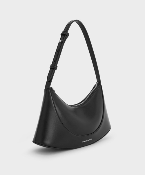 CHARLES & KEITH(チャールズ & キース)の「Sigrid シグリッド ショルダーバッグ(ショルダーバッグ・レディース・クリーム/ダークパープル/ライトピンク/スミクロ・S)」の19枚目の写真