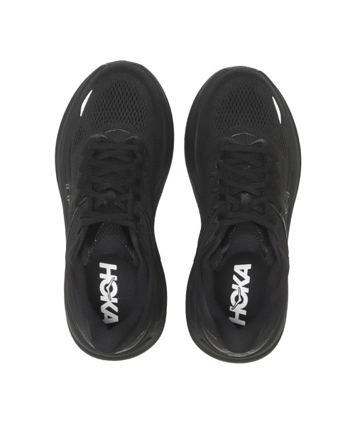 HOKA（ホカ）の「BONDI 9　1162011-BBLC（スニーカー・メンズ・ブラック・27.0cm/26.5cm/26.0cm/25.5cm/25.0cm/30.0cm/29.0cm/28.5cm/28.0cm/27.5cm/31cm）」の3枚目の写真
