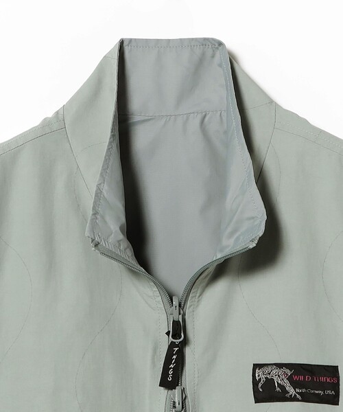 WILD THINGS(ワイルドシングス)の「【別注】WILD THINGS / REVERSIBLE NYLON VEST(ベスト・メンズ・グレー/ブラック・SMALL/MEDIUM/LARGE/X-LARGE)」の4枚目の写真