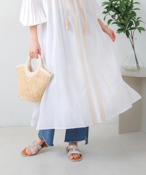 Bou Jeloud（ブージュルード）の「レースライン柄刺繍ワンピース（ワンピース・レディース・ブラック・MEDIUM）」の14枚目の写真