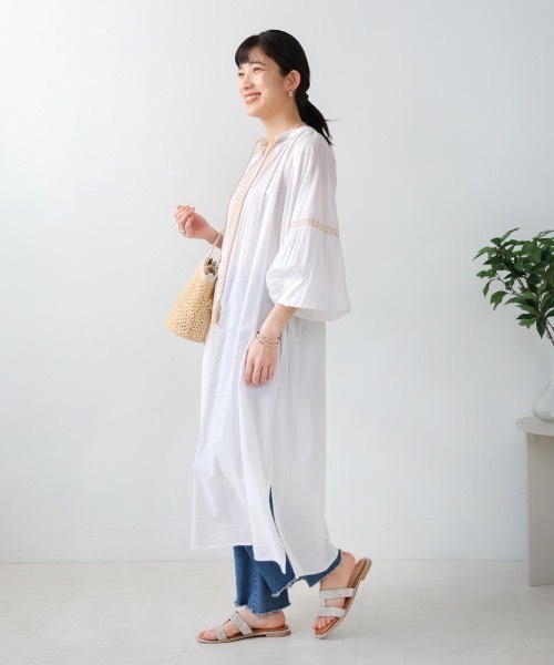 Bou Jeloud（ブージュルード）の「レースライン柄刺繍ワンピース（ワンピース・レディース・ブラック・MEDIUM）」の15枚目の写真