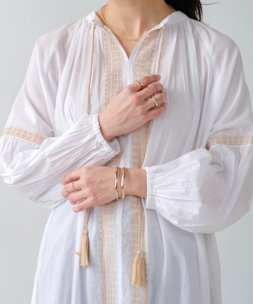 Bou Jeloud（ブージュルード）の「レースライン柄刺繍ワンピース（ワンピース・レディース・ブラック・MEDIUM）」の19枚目の写真