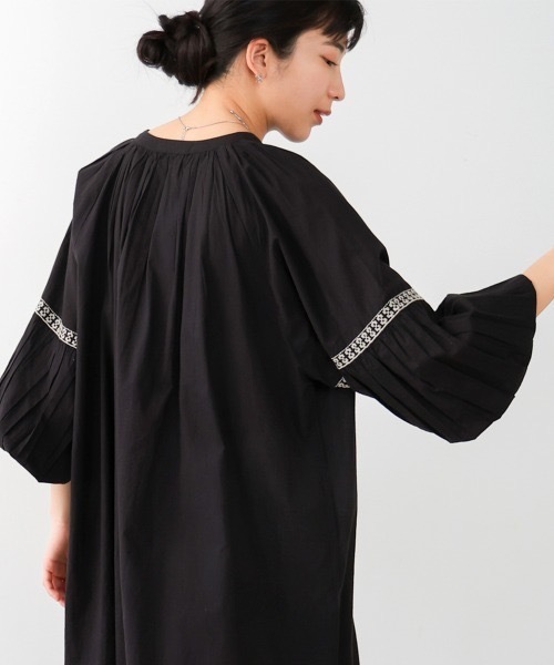 Bou Jeloud（ブージュルード）の「レースライン柄刺繍ワンピース（ワンピース・レディース・ブラック・MEDIUM）」の9枚目の写真