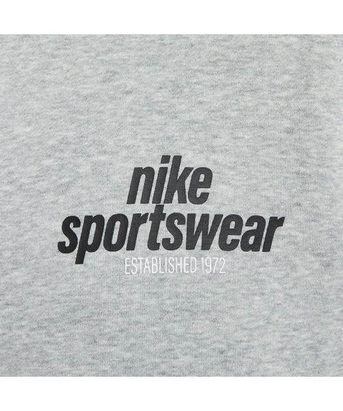 NIKE（ナイキ）の「ナイキ NIKE ナイキ クラブ BB クルー NSW GFX L/S トップ（スウェット・メンズ・ブルー/グレー/ネイビー/オレンジ・S/M/L/LL/3L）」の7枚目の写真