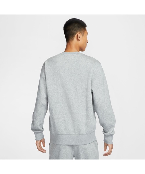 NIKE（ナイキ）の「ナイキ NIKE ナイキ クラブ BB クルー NSW GFX L/S トップ（スウェット・メンズ・ブルー/グレー/ネイビー/オレンジ・S/M/L/LL/3L）」の6枚目の写真