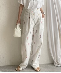 She's Closet | ワイドフラワープリント花柄パンツ(その他パンツ)