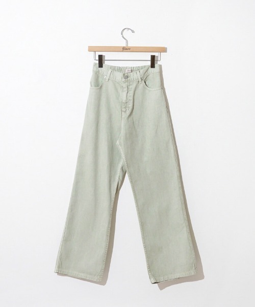 flower（フラワー）の「サニーバギーパンツ2（デニムパンツ・レディース・グリーン/ピンク/グレー・SMALL/MEDIUM）」の21枚目の写真
