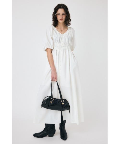 セール】WAIST GATHER ロングドレス（ワンピース）｜MOUSSY（マウジー