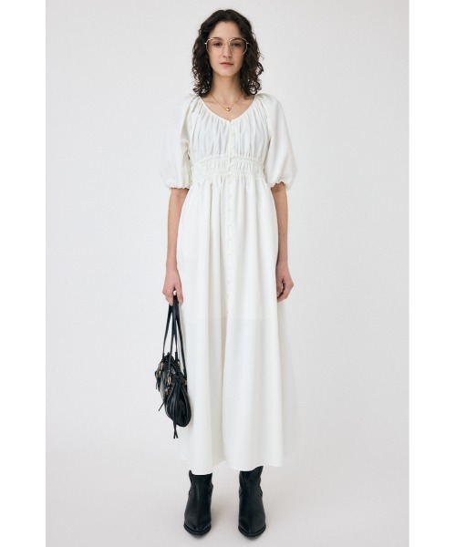 Moussy WAIST GATHER ロングドレス moussy｜WAIST GATHER ロングドレス | Rakuten Fashion(楽天