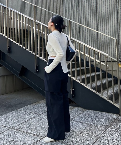 セール】DIMENSIONAL STRAIGHT PANTS（スラックス）｜Ameri