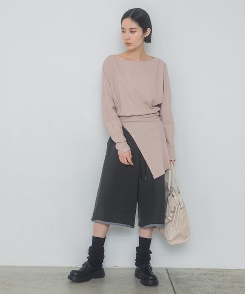 セール】ワッフルボートネックビスチェ2P/326120（Tシャツ