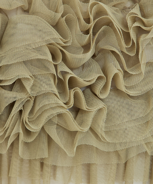 SELFIST（セルフィスト）の「【Ray掲載】チュールボリュームフリルキャミビスチェ  レイヤード オールシーズン（シャツ/ブラウス・レディース・チャコールグレー/グリーン/アイボリー・フリー）」の20枚目の写真