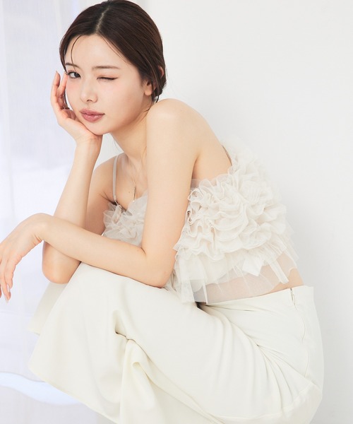 セール】【完売カラー再入荷！予約受付中♪】チュールボリューム