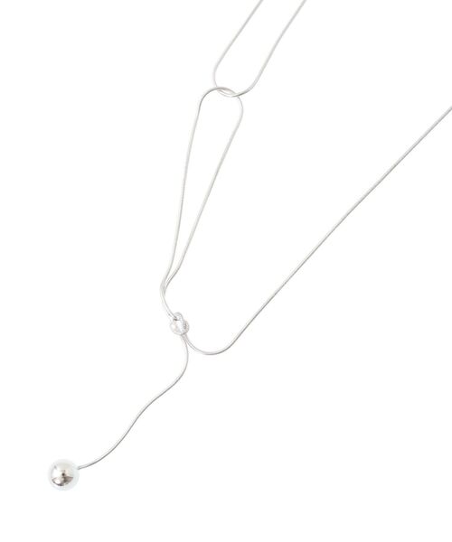 YECCA VECCA（イェッカヴェッカ）の「アシメデザインワントップネックレス（ネックレス・レディース・シルバー/ゴールド・FREE）」の6枚目の写真