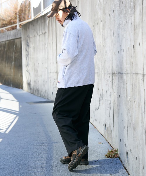 NO NEED（ノーニード）の「【NUTMEG】CaliforniaドロストハーフZIPスウェット（スウェット・メンズ・グレー/ネイビー/ブラック/チャコール・LL/M/L）」の11枚目の写真