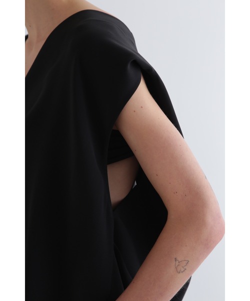 LE PHIL（ルフィル）の「◆バックツイストジレ（ベスト・レディース・ピンク/ブラック/ベージュ・F）」の6枚目の写真