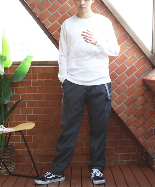 OUTDOOR PRODUCTS（アウトドアプロダクツ）の「OUTDOOR PRODUCTS TCウェザー 裏メッシュ クライミング カーゴパンツ（カーゴパンツ・メンズ・ライトカーキ/ブルー/ブラック/オリーブ/ベージュ/チャコール・MEDIUM/LARGE/X-LARGE）」の21枚目の写真