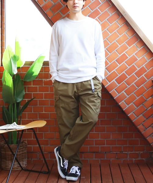 OUTDOOR PRODUCTS（アウトドアプロダクツ）の「OUTDOOR PRODUCTS TCウェザー 裏メッシュ クライミング カーゴパンツ（カーゴパンツ・メンズ・ライトカーキ/ブルー/ブラック/オリーブ/ベージュ/チャコール・MEDIUM/LARGE/X-LARGE）」の14枚目の写真