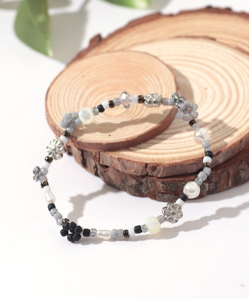 チチカカ（チチカカ）の「モチーフビーズブレスレット（ブレスレット・レディース・カラフル/ブラック/ベージュ・FREE）」の2枚目の写真
