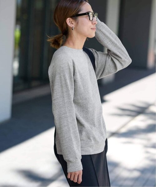 FRAMeWORK(フレームワーク)の「≪追加≫NEWスラブベアテンプルオーバー2(Tシャツ/カットソー・レディース・ネイビー/カーキ/グレー/ホワイト・FREE)」の10枚目の写真