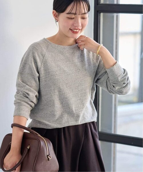 FRAMeWORK(フレームワーク)の「≪追加≫NEWスラブベアテンプルオーバー2(Tシャツ/カットソー・レディース・ネイビー/カーキ/グレー/ホワイト・FREE)」の13枚目の写真