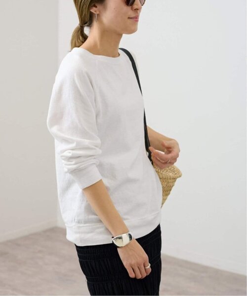 FRAMeWORK(フレームワーク)の「≪追加≫NEWスラブベアテンプルオーバー2(Tシャツ/カットソー・レディース・ネイビー/カーキ/グレー/ホワイト・FREE)」の20枚目の写真